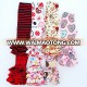 Valentine print baby girls spring pants wholesale icing ruffle pants cotton kids leggings